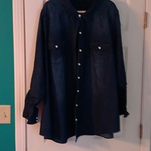 Torrid Denim Shirt Sz 6